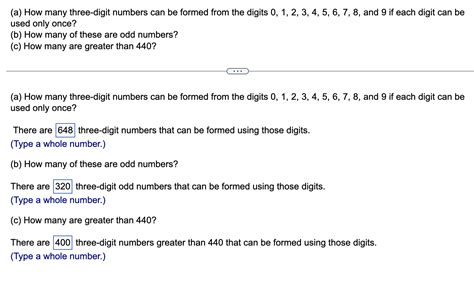 How many numbers can be made with the help of the digits .